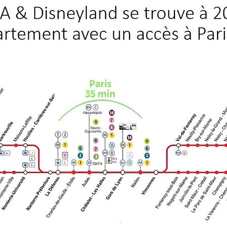 Cosy Appartement Near Disneyland & Paris Coupvray Luaran gambar